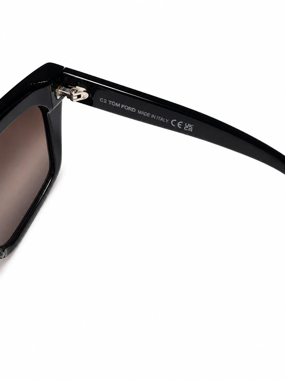 Tom Ford Winona TF1030 ECO 01Z Black Cat Eye Sunglasses 53mm